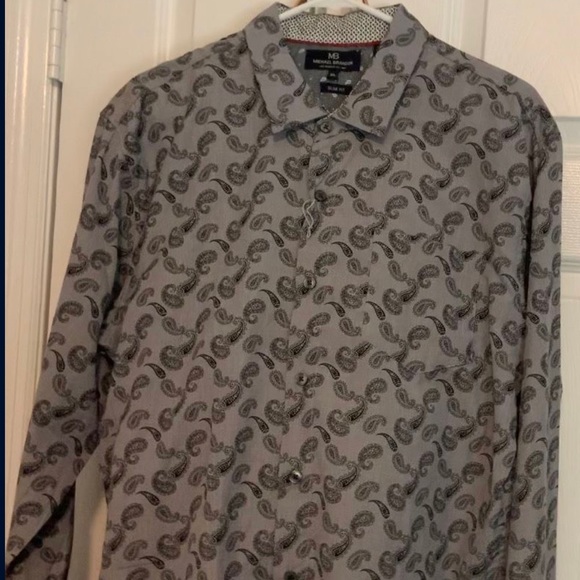 SOLD•Michael Brandon•XLarge Slim fit•Jean blue with Pattern - Picture 2 of 3